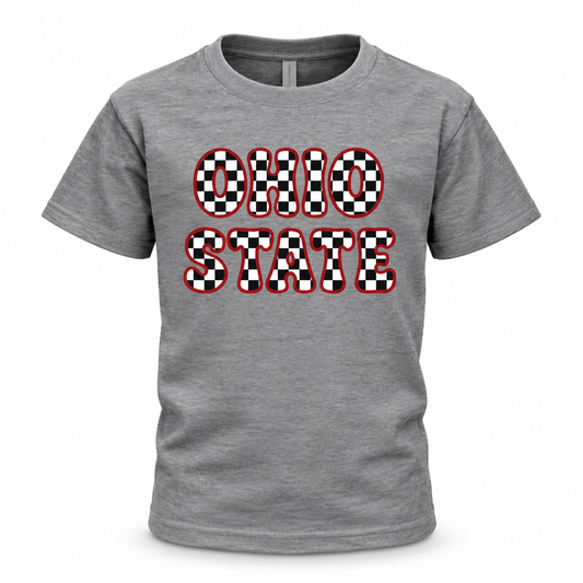 Checkered Ohio State Youth (Unisex)