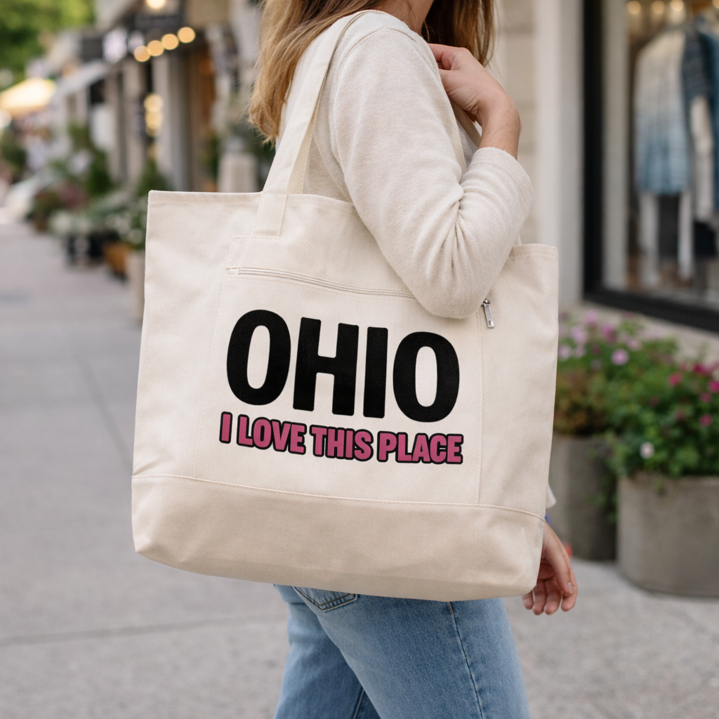 Ohio I Love This Place Tote