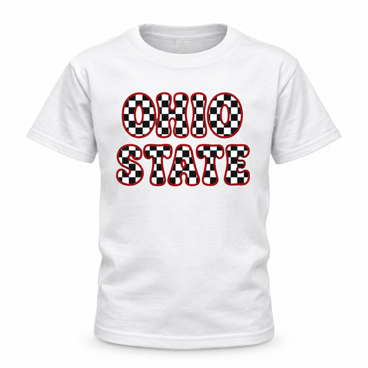 Checkered Ohio State Youth (Unisex)
