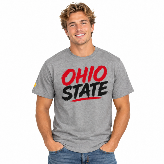 Ohio State Brush Tee (Unisex)
