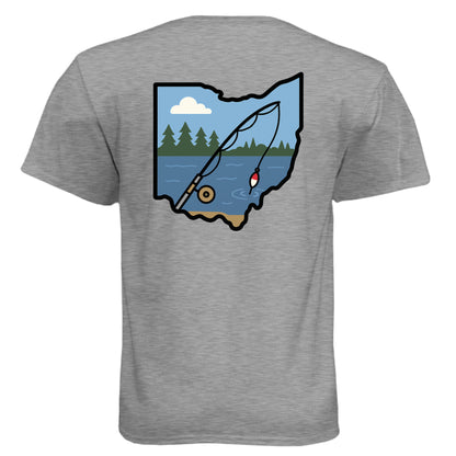 Dark Heather Grey (60/40) - BACK