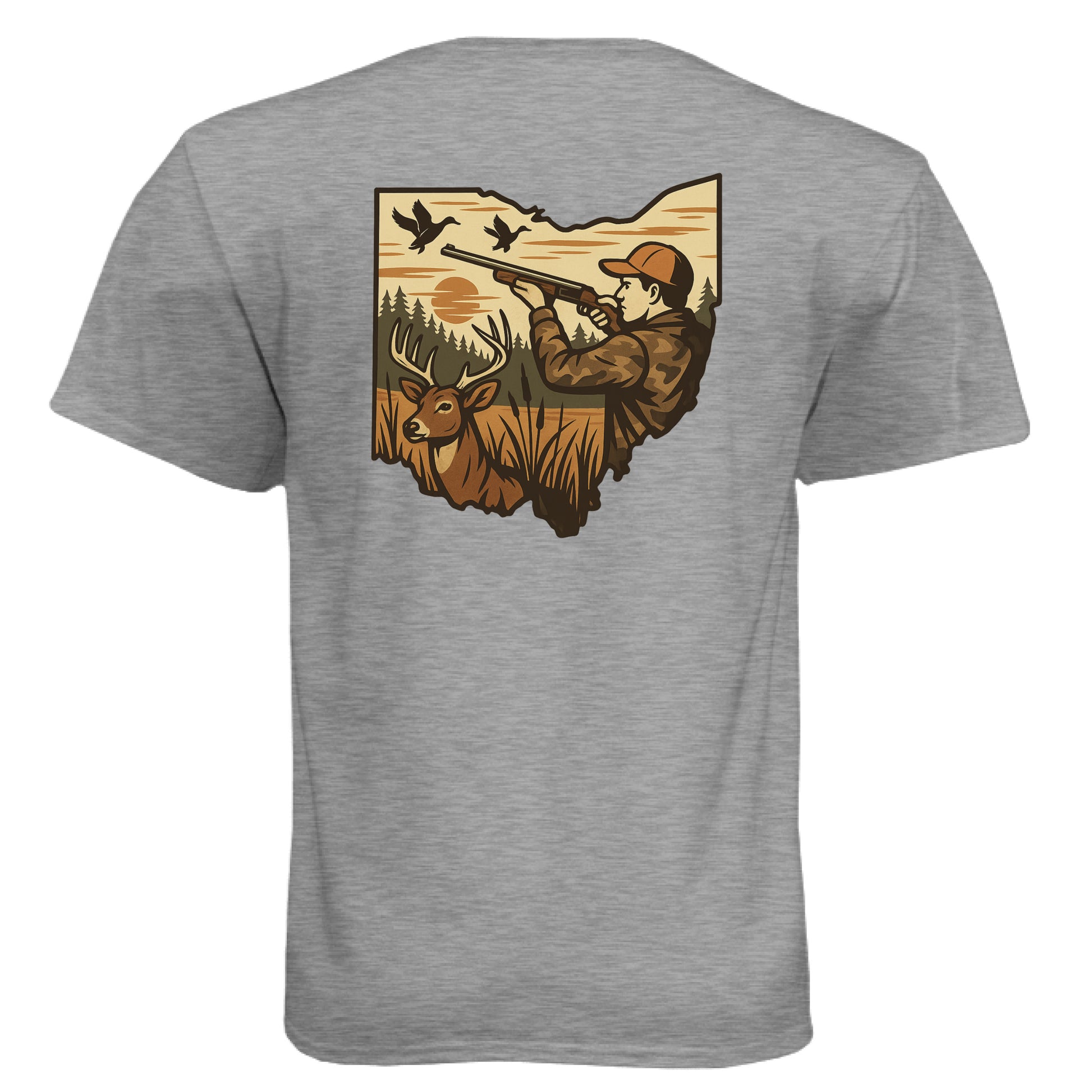 Dark Heather Grey (60/40) - BACK