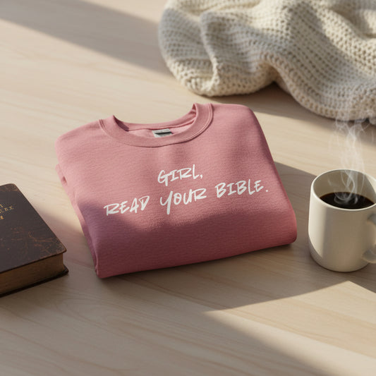 Girl Read Your Bible Crewneck (Unisex)
