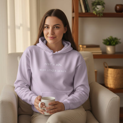 Just A Girl Who Loves Jesus Hoodie (Unisex)