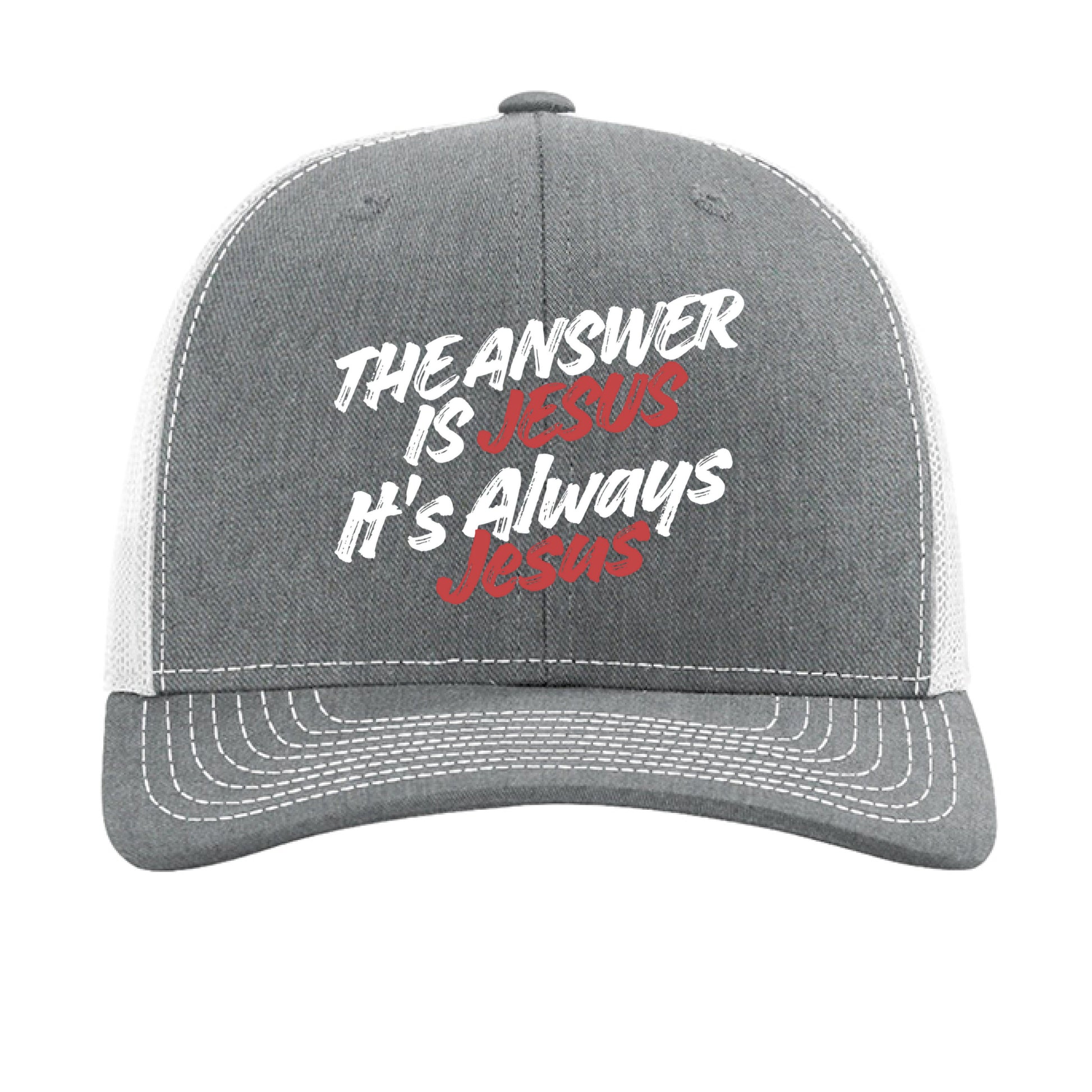 Heather Grey/ White - FRONT