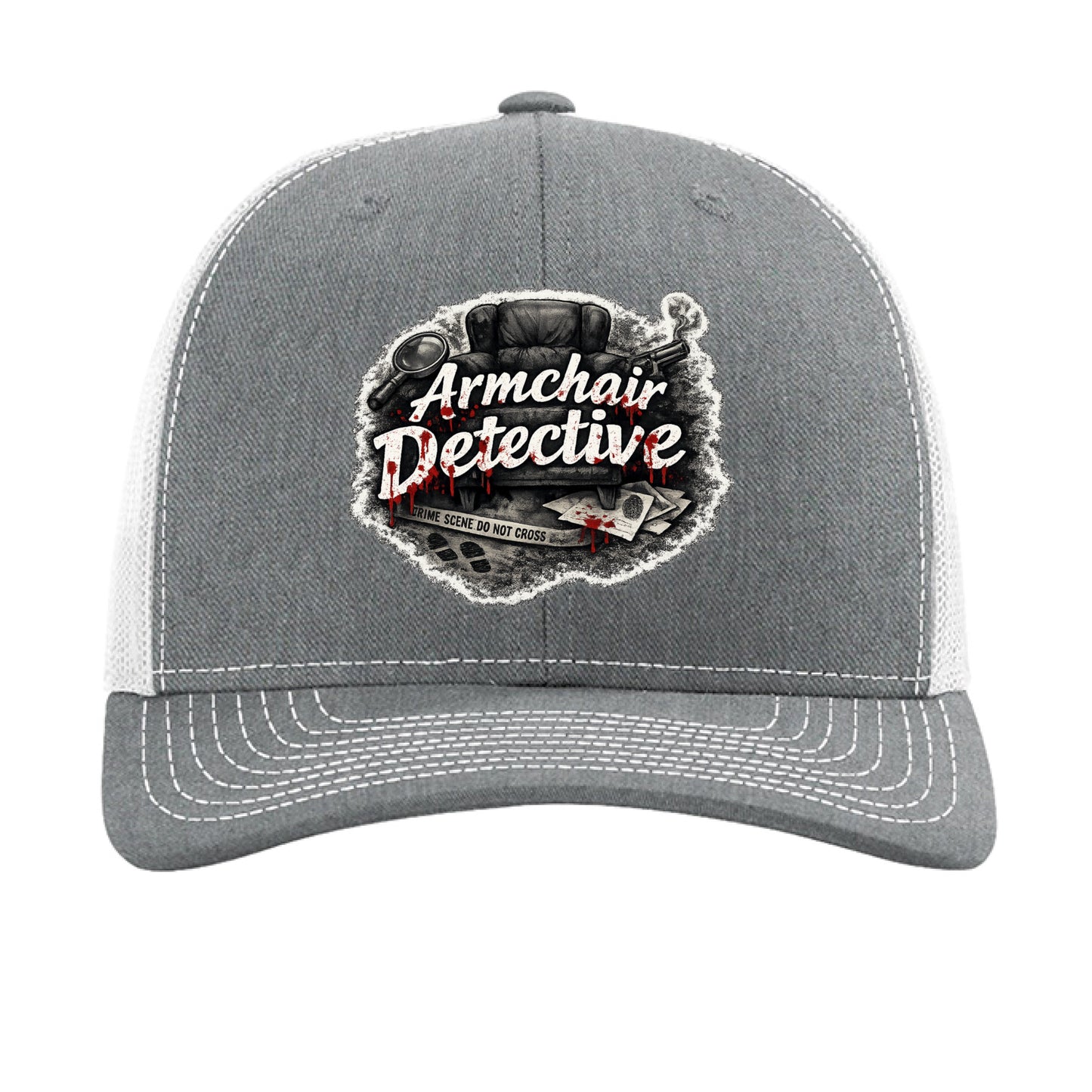 Heather Grey/ White - FRONT