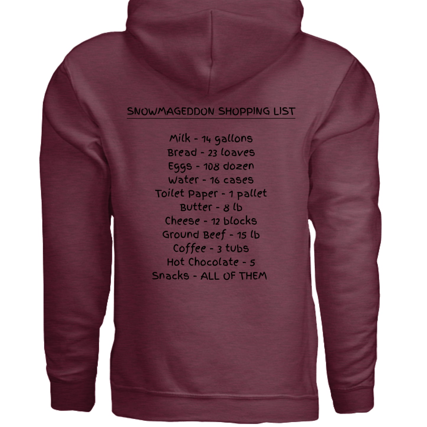 Heather Sport Dark Maroon - BACK