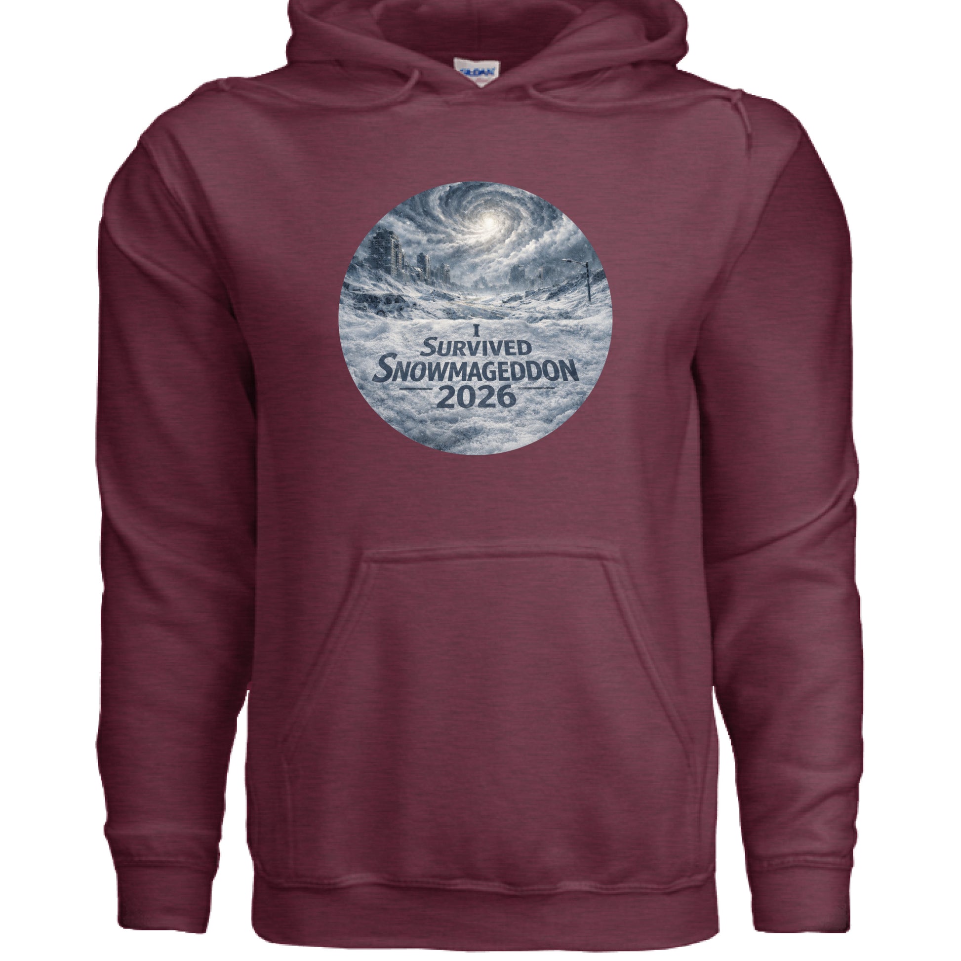 Heather Sport Dark Maroon - FRONT