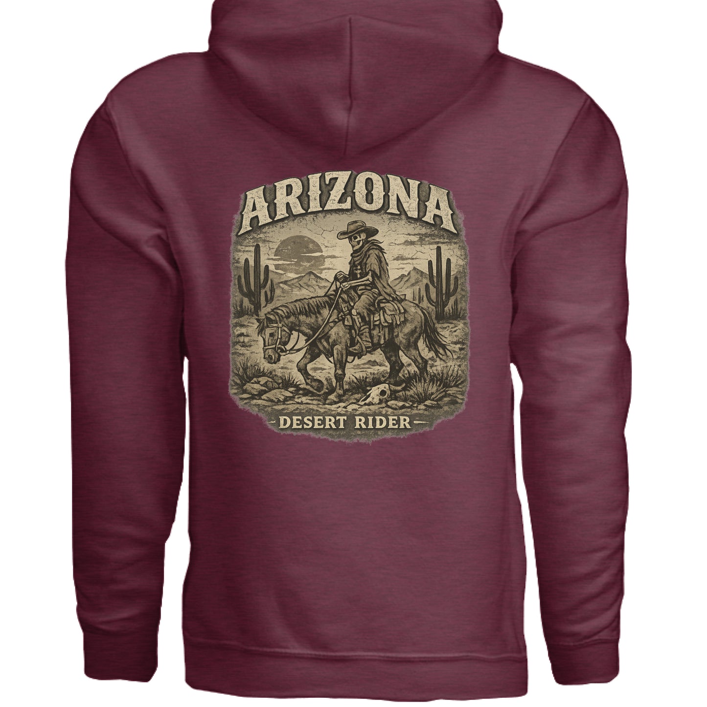 Heather Sport Dark Maroon - BACK
