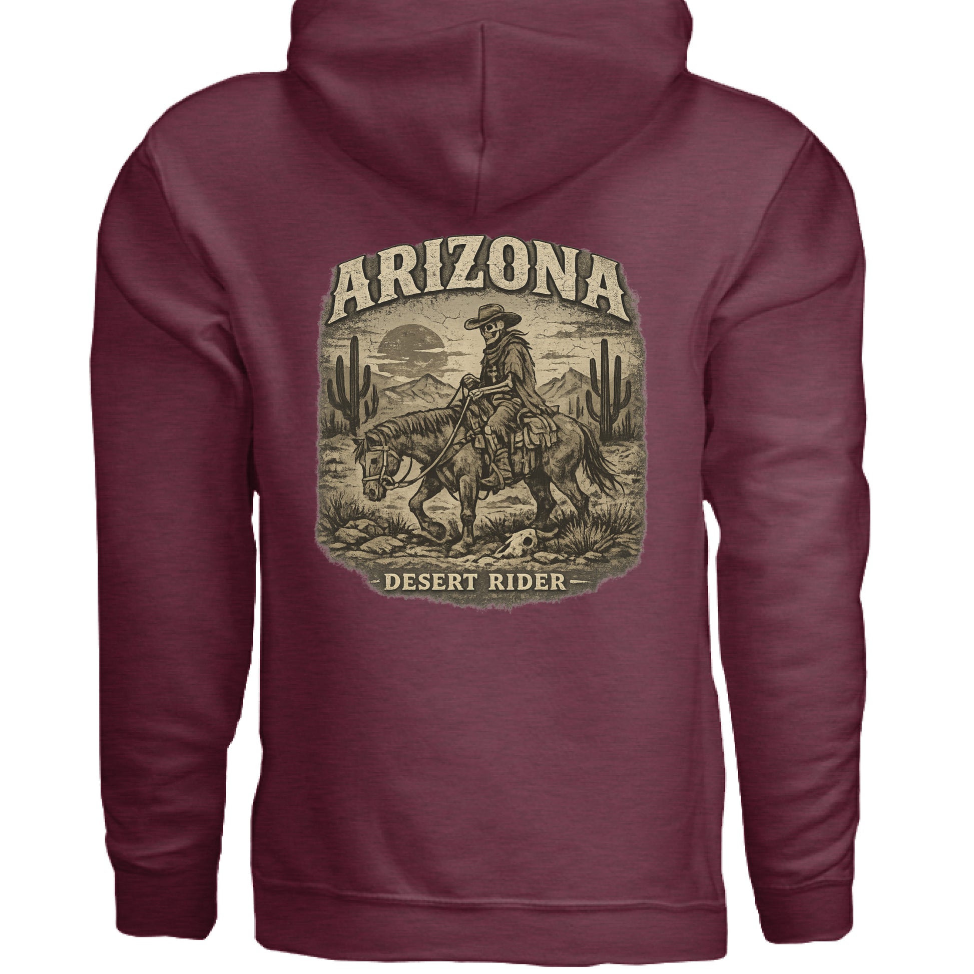 Heather Sport Dark Maroon - BACK