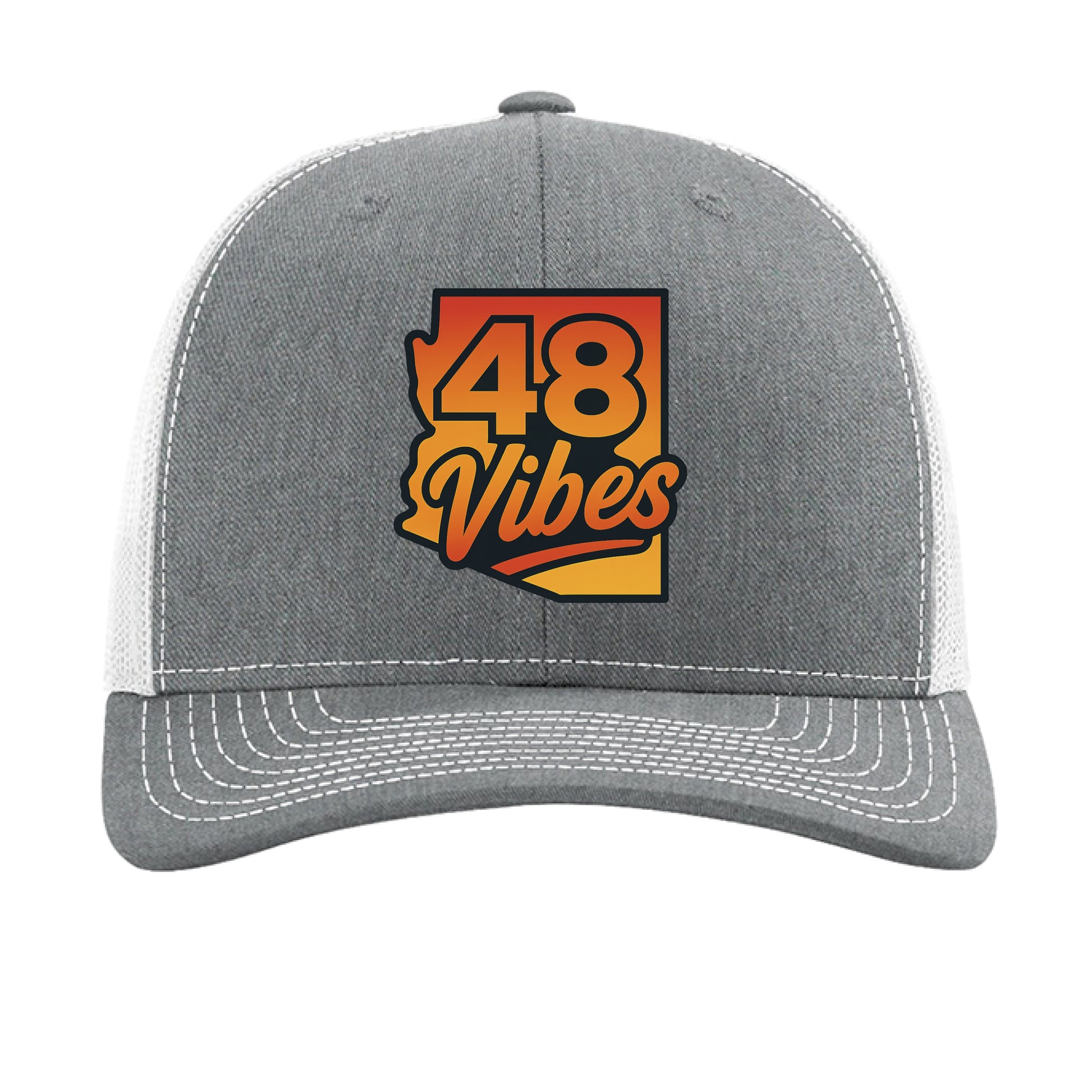 Heather Grey/ White - FRONT