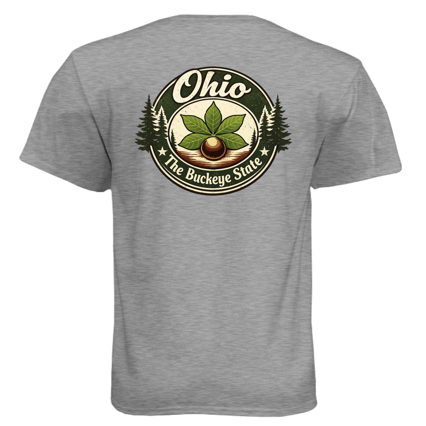 Dark Heather Grey (60/40) - BACK