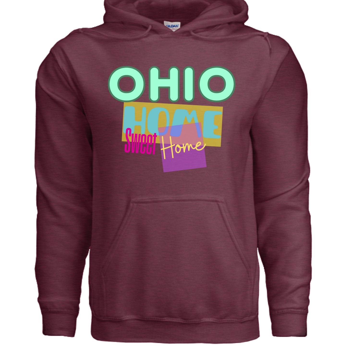 Heather Sport Dark Maroon - FRONT