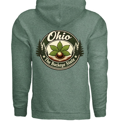 Heather Sport Dark Green - BACK