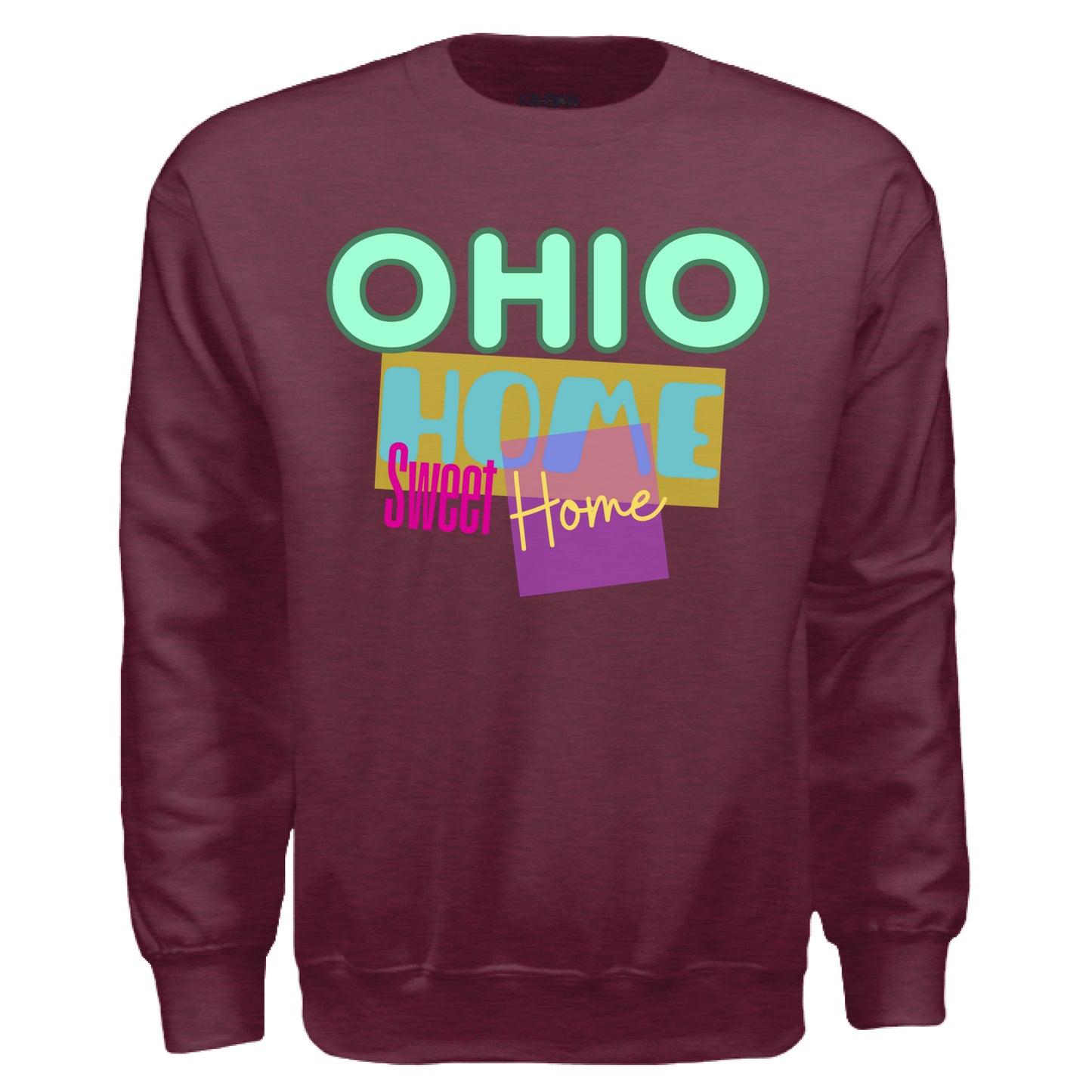 Heather Sport Dark Maroon - FRONT