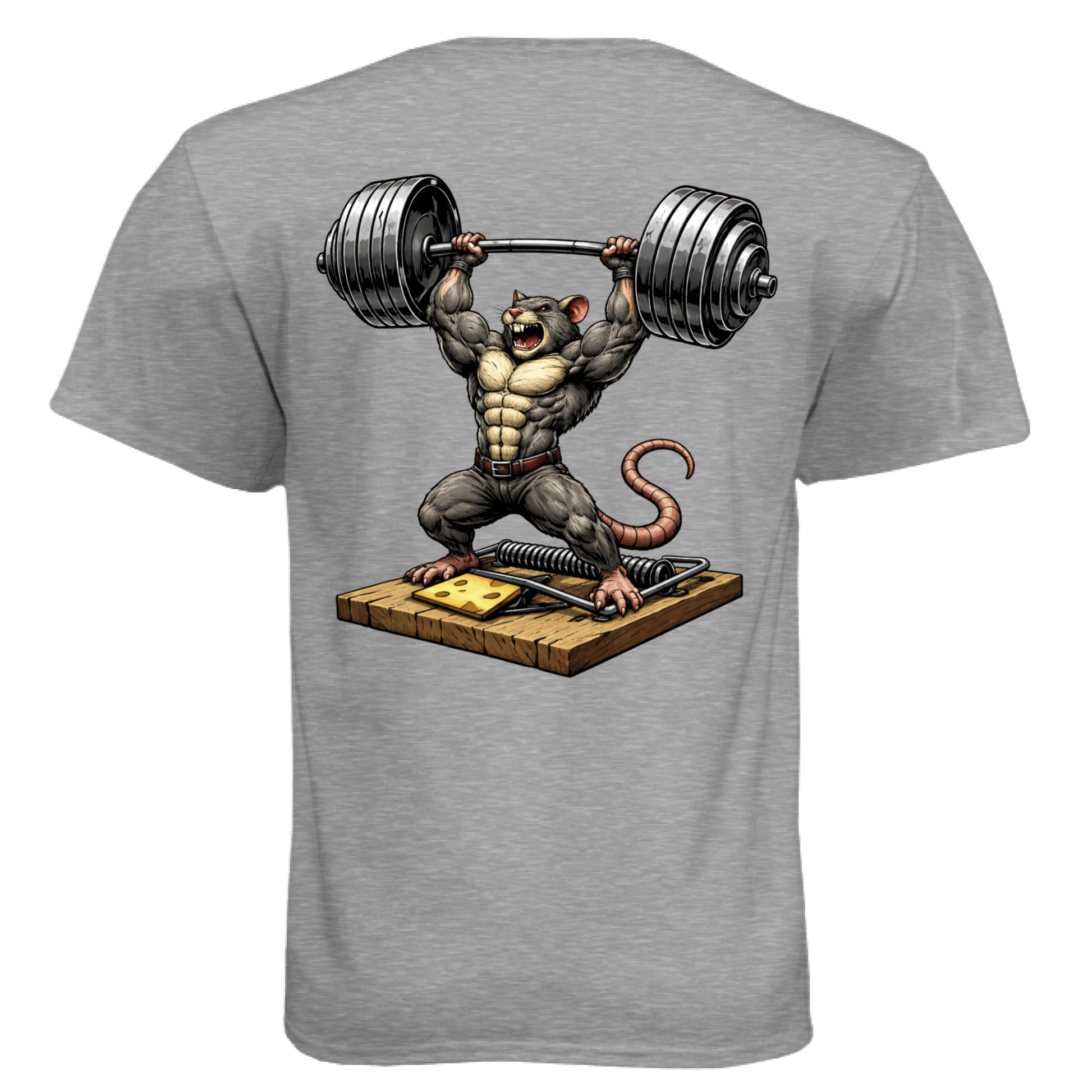 Dark Heather Grey (60/40) - BACK