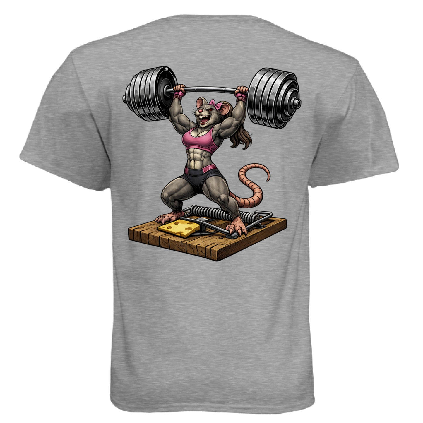 Dark Heather Grey (60/40) - BACK